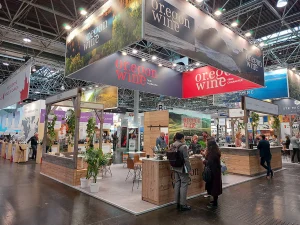 Oregon Wine stand at ProWein 2024