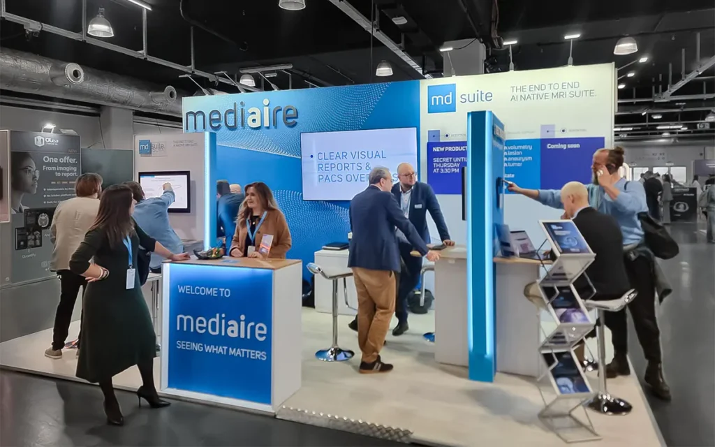 Scientific Congress exhibition stand in Austria designed and built by XDS