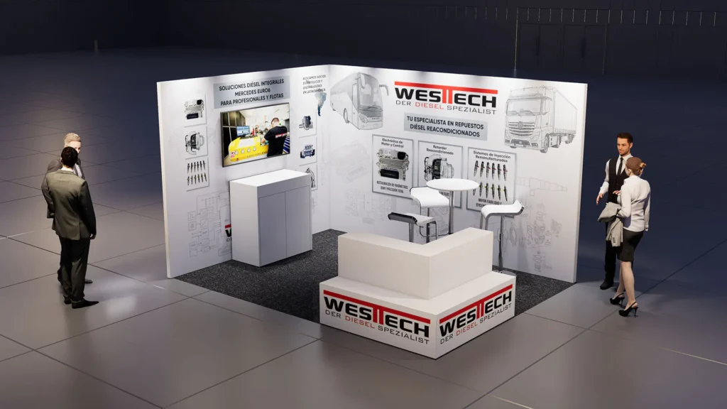 Exhibition stand at Automechanika 2026 in Buenos Aires, Argentina
