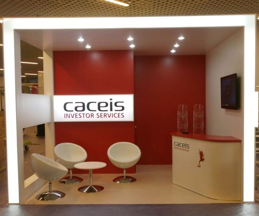 exhibition stand builder for Caceis FundForum Monaco