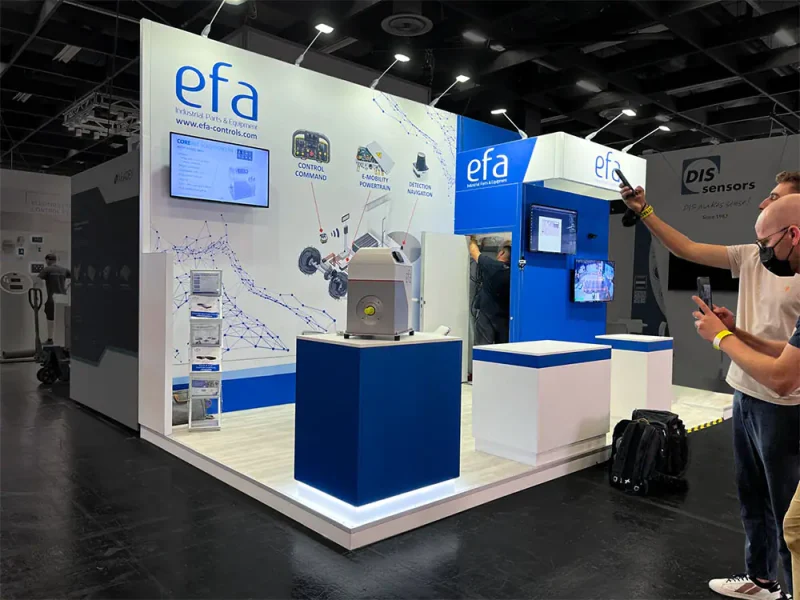 EFA France exhibition stand at iVT EXPO