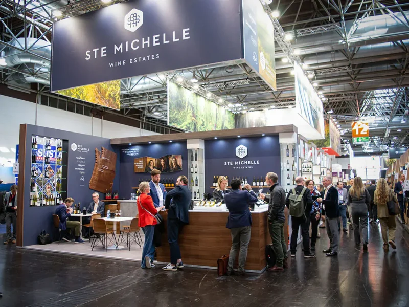 Ste Michelle booth at ProWein 2025